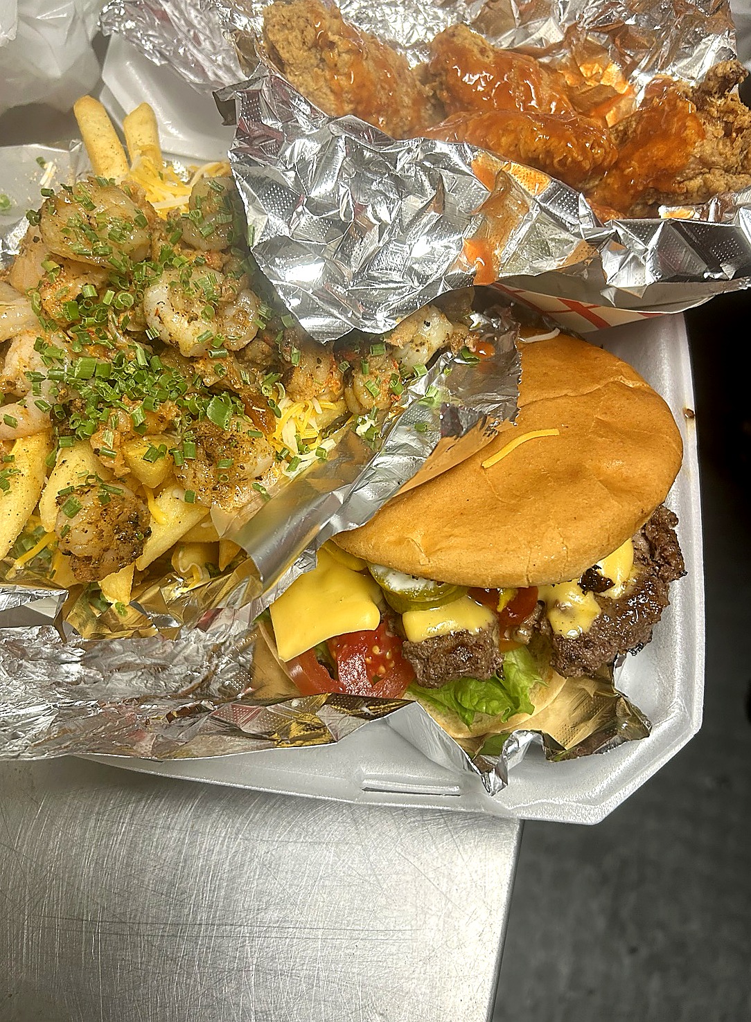 Loaded combo platter