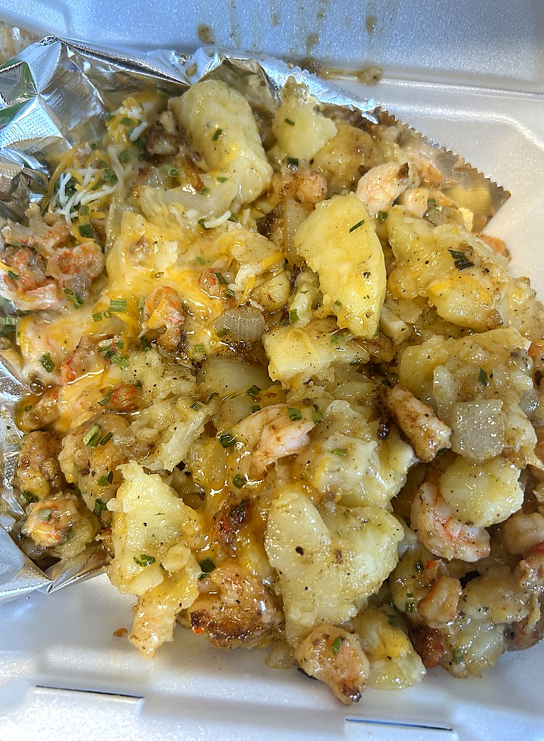 Seafood potatoes