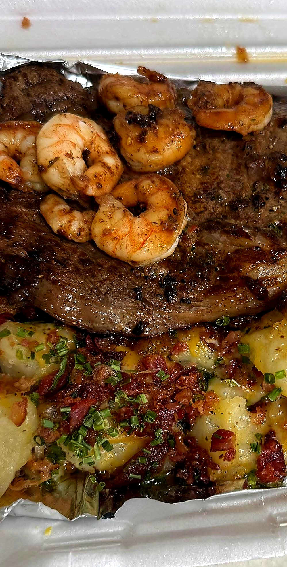 Steak and shrimp